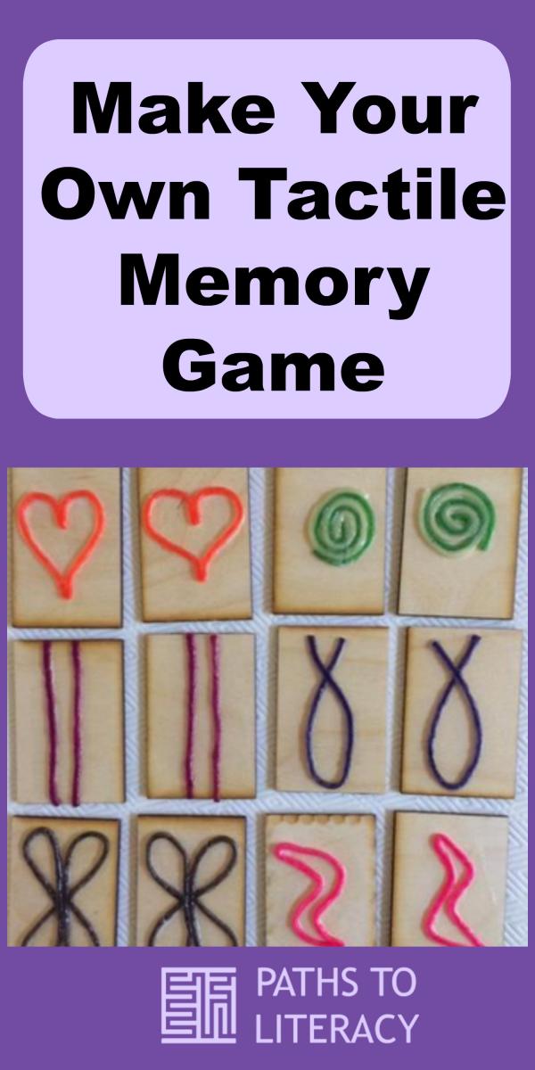 Collage of Make Your Own Tactile Memory Game
