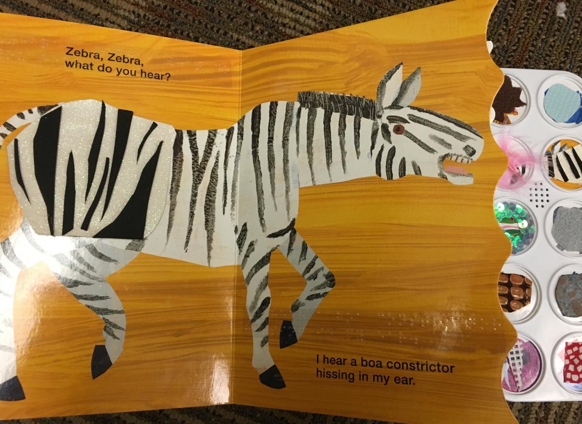 tactile zebra