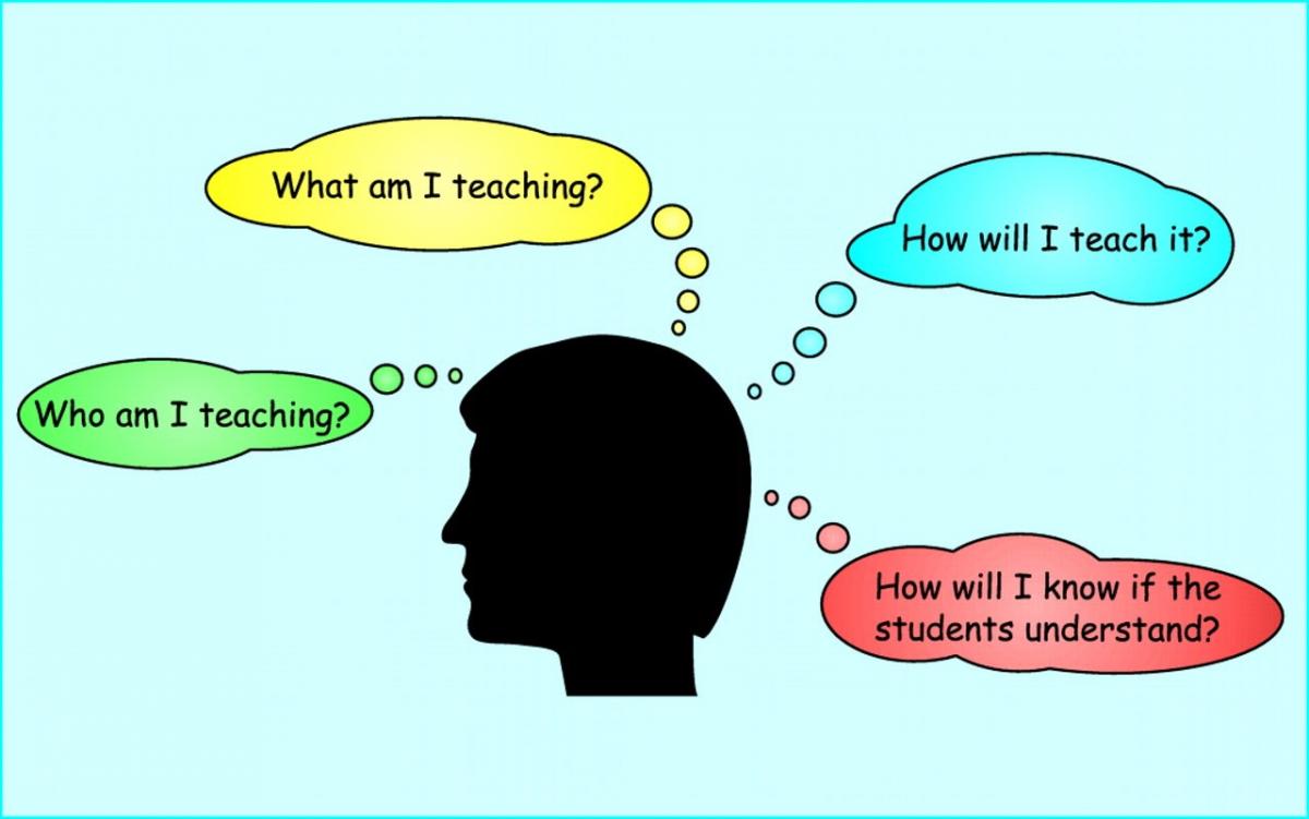 cartoon drawing of human profile, thinking 