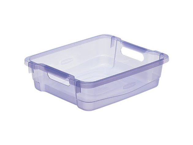 White tray with handles