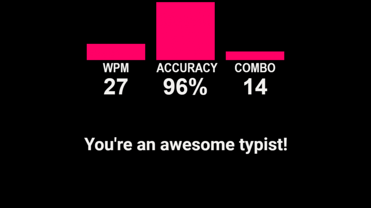 Typio online:  You are an awesome typist!
