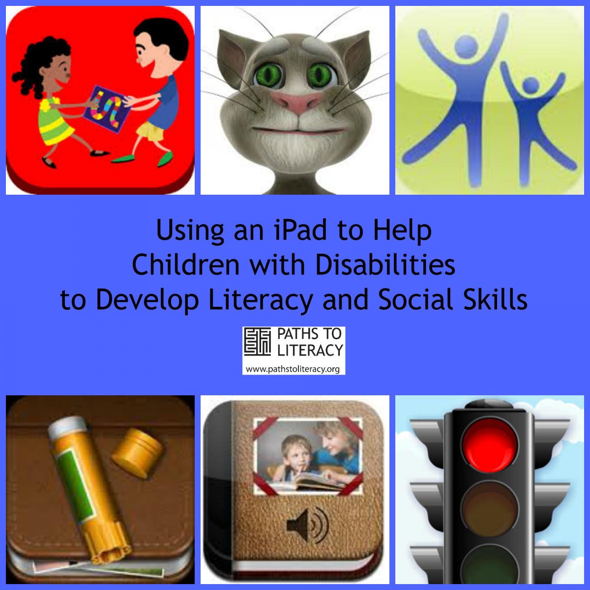 Using an iPad to help children with disabilities to develop literacy and social skills