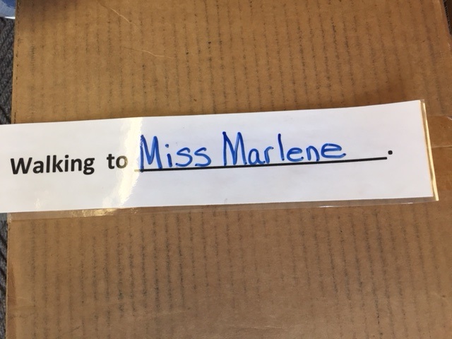 Walking to Miss Marlene