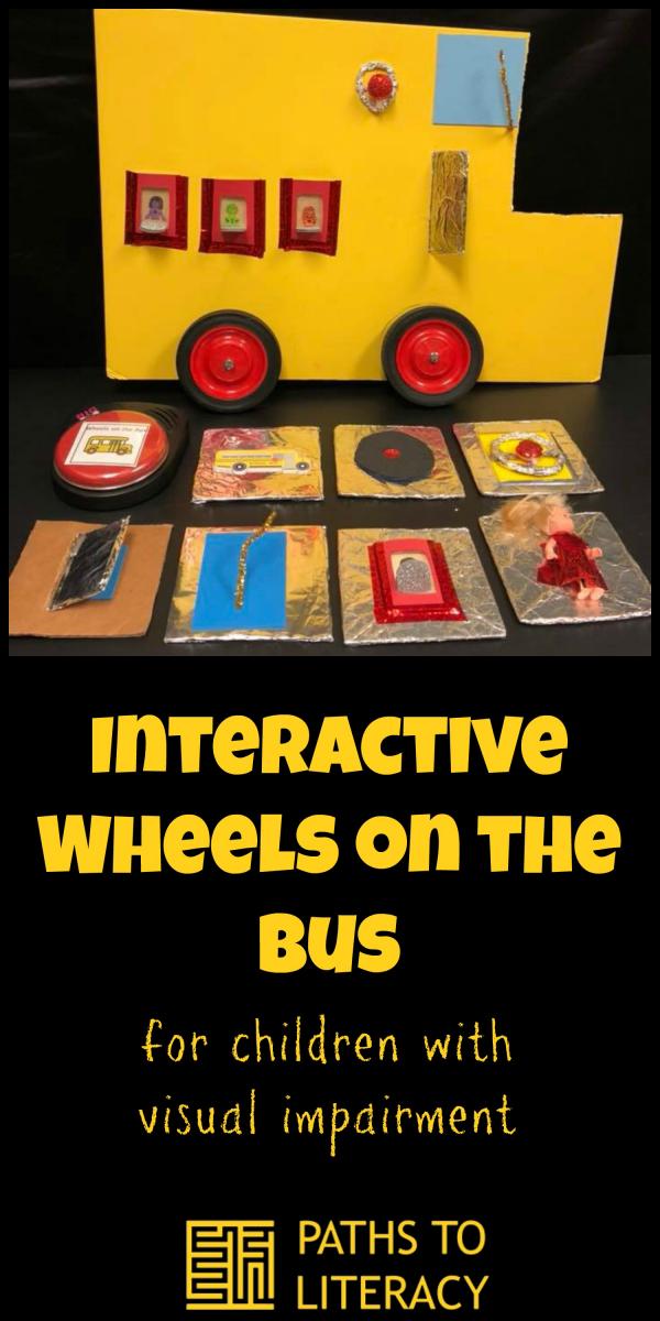 Collage of interactive wheels on the bus