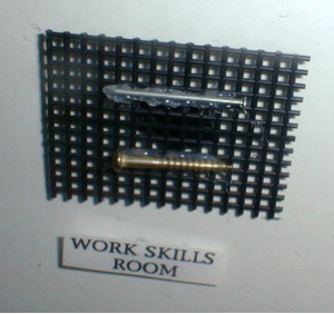 Standardized symbol for workskills room