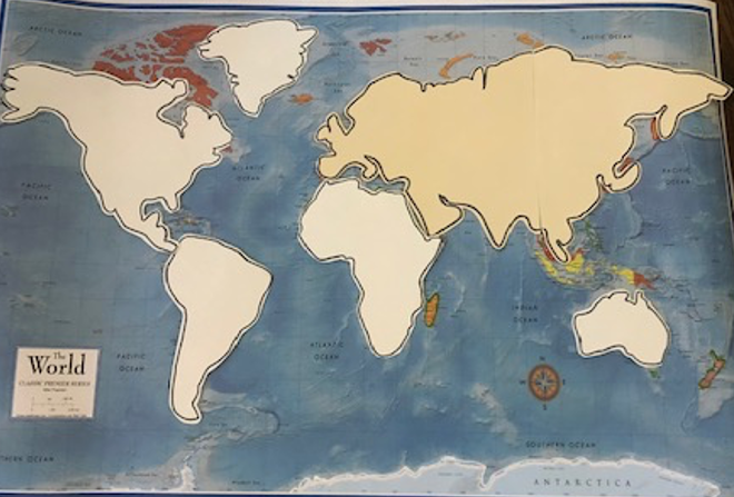 Interactive Tactile World Map – Paths to Literacy