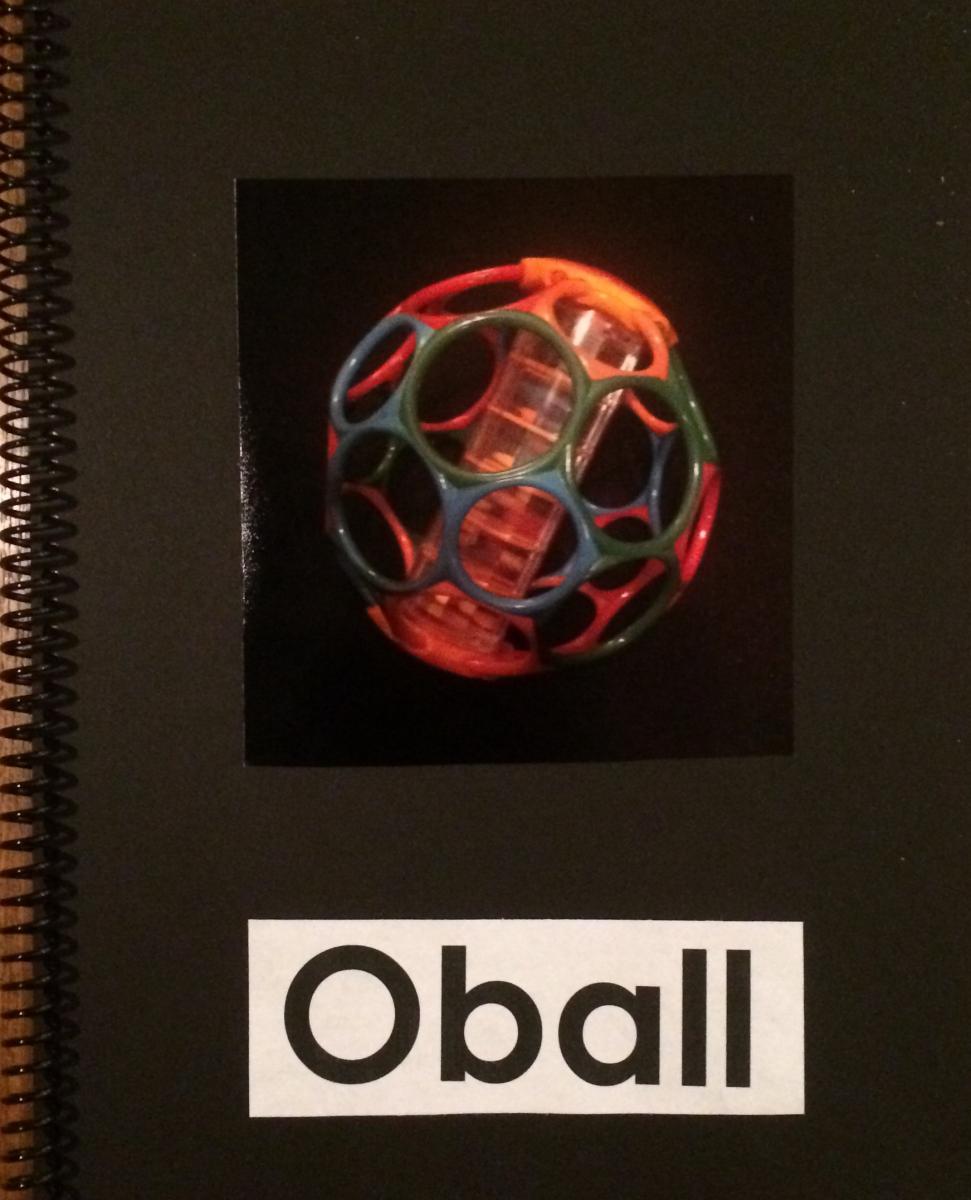 Photo of an Oball with the word 