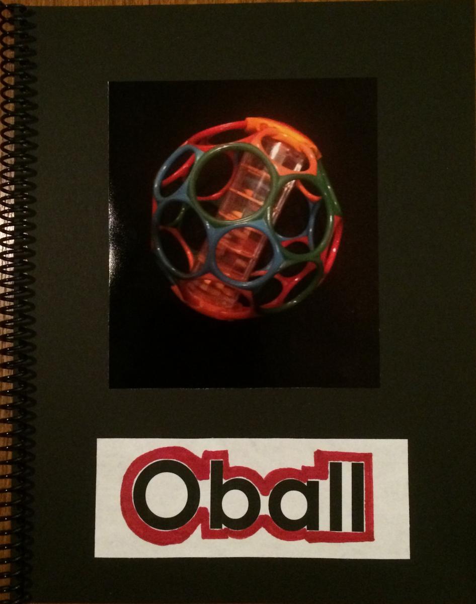 Photo of oball with highlighted text below
