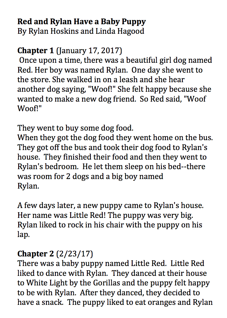 Screenshot of Rylan Dog Story