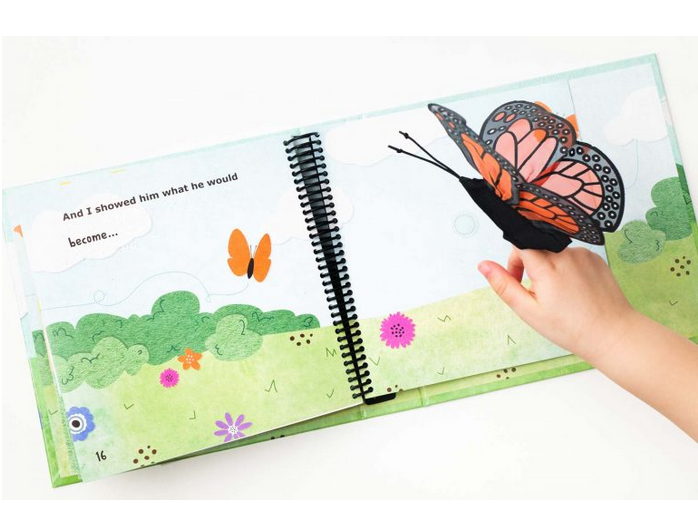 caterpillar book butterfly