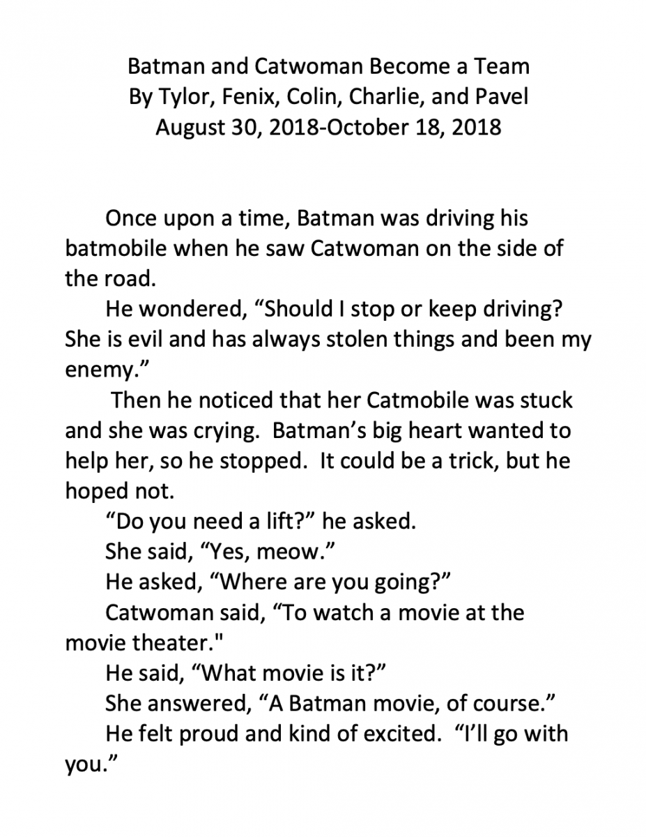 Batman and Catwoman story