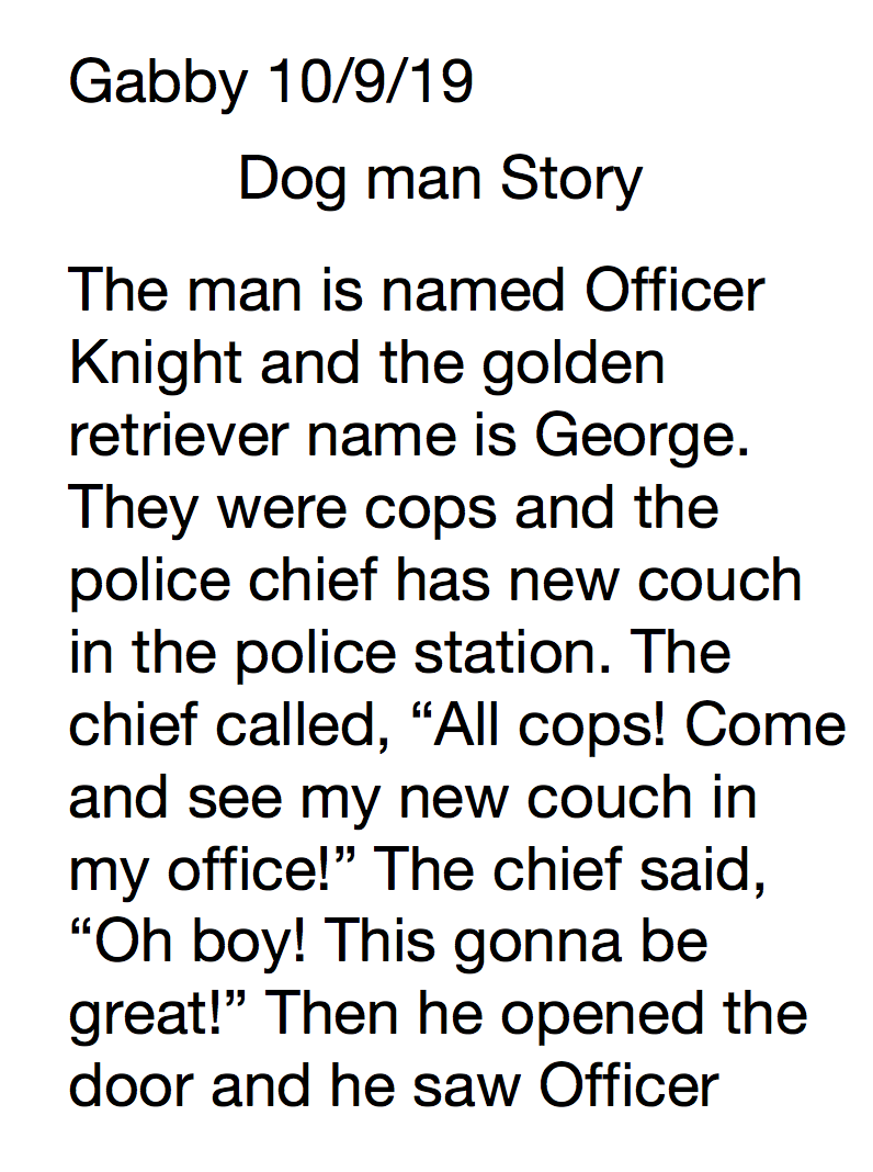 Dog Man Story