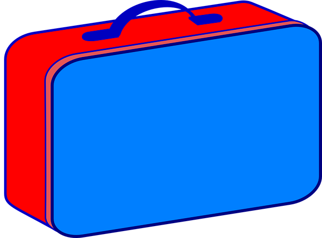 color drawing of lunchbox