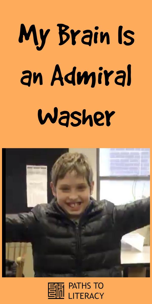 Collage of My Brain is an Admiral Washer