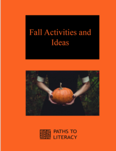 Fall Activities and Ideas title with a woman holding a pumkin.