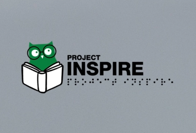 Project INSPIRE logo with an owl reading a book