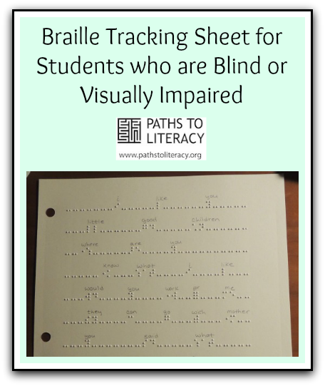 Braille tracking collage