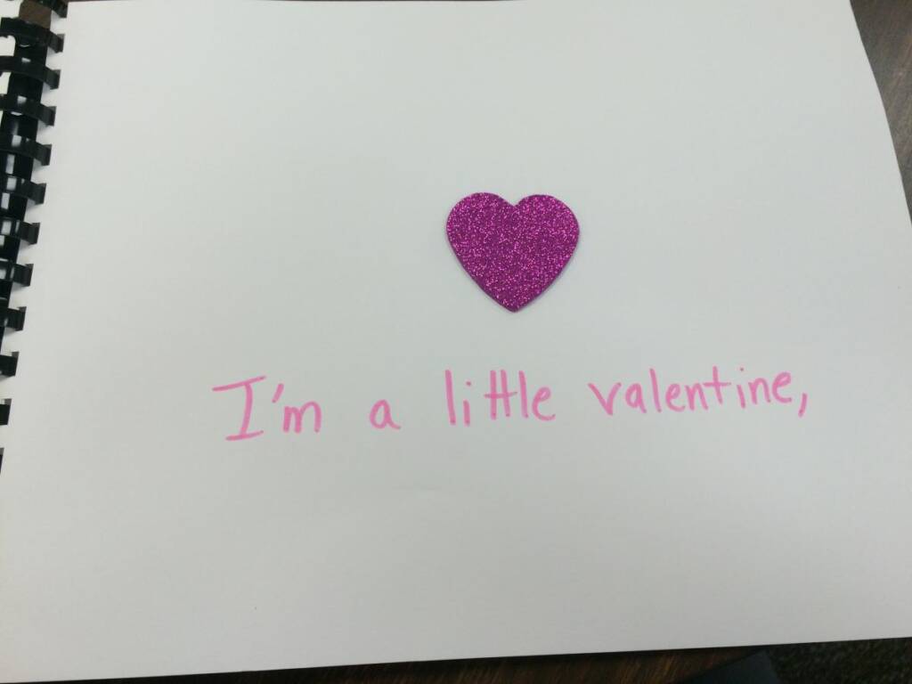 I'm a little valentine,