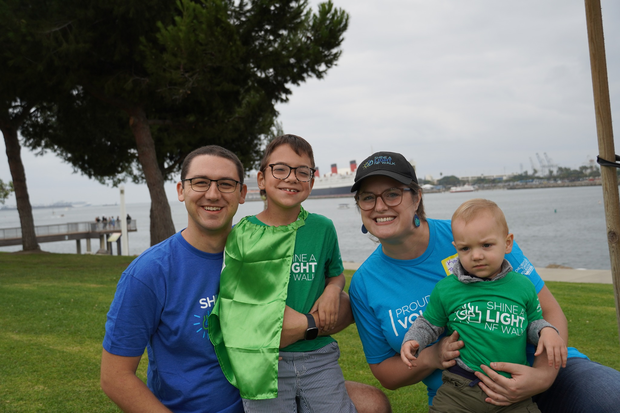 Katie Chiaratti, her husband, and two sons.