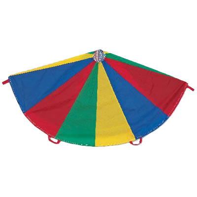 parachute with bright colors