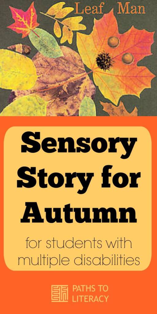 Collage of sensory story for autumn
