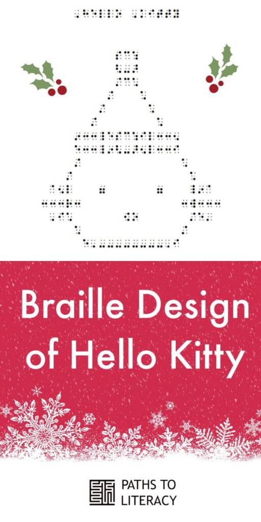Braille design of Hello Kitty