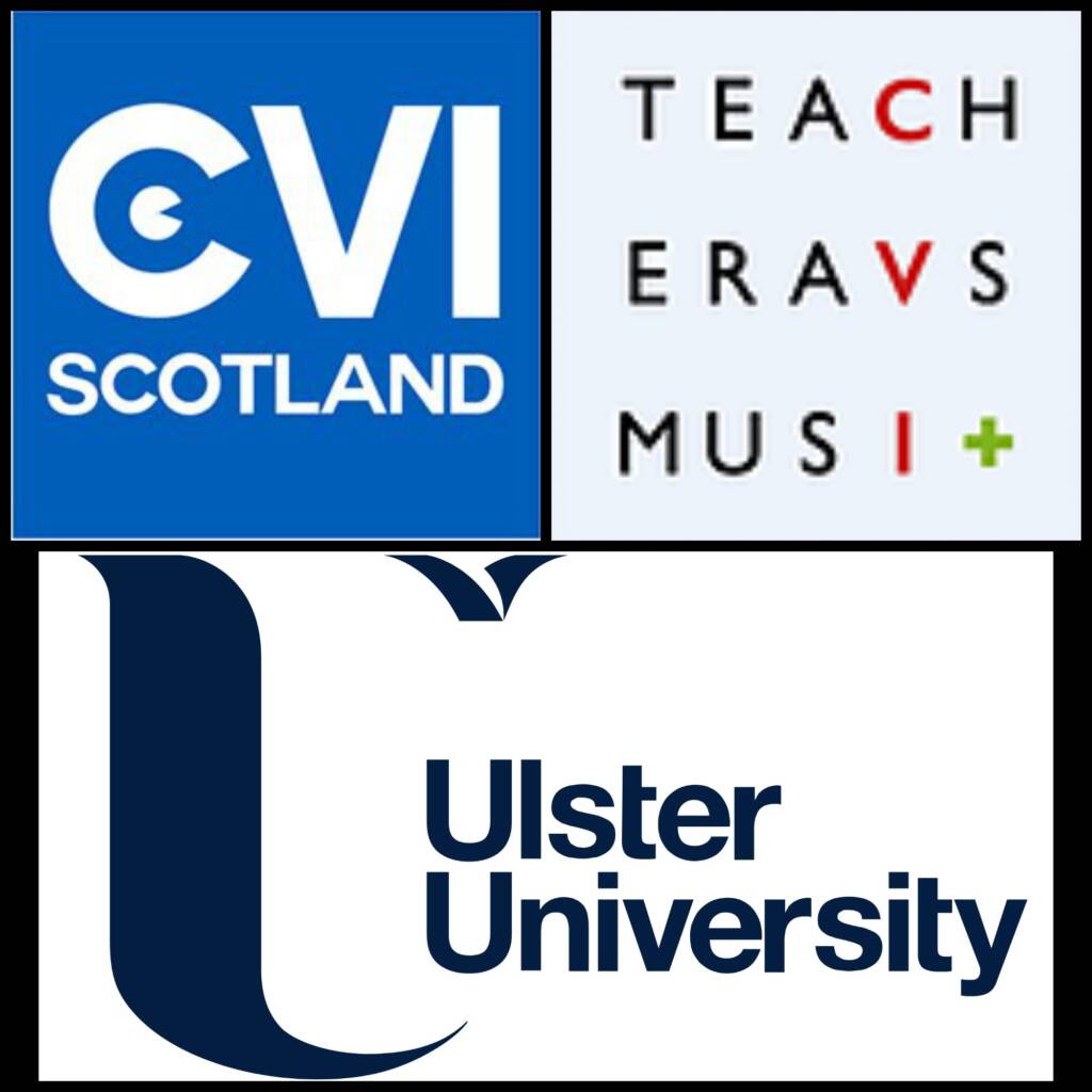 Collage of resources on Cerebral Visual Impairment