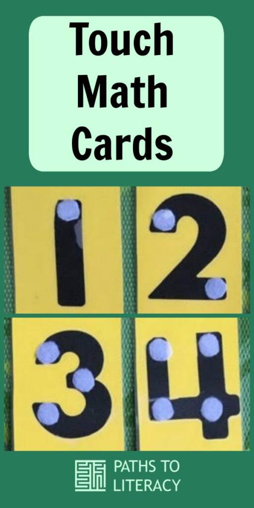 Collage of Touch Math cards
