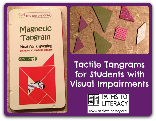 tactile tangrams collage