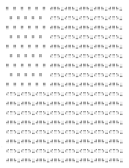 A United State flag made from braille