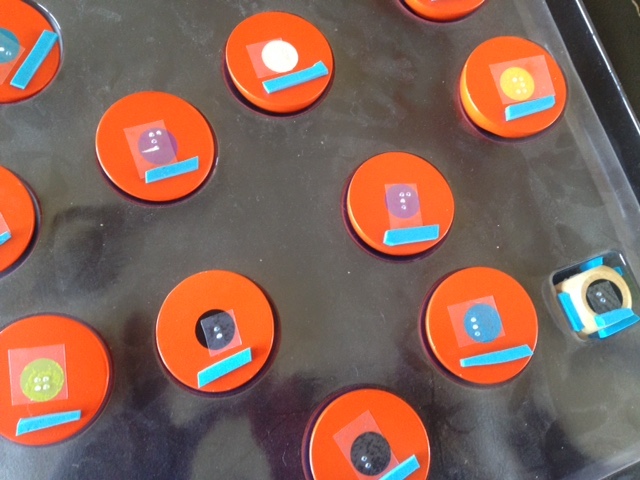 Braille labels added to colored circles