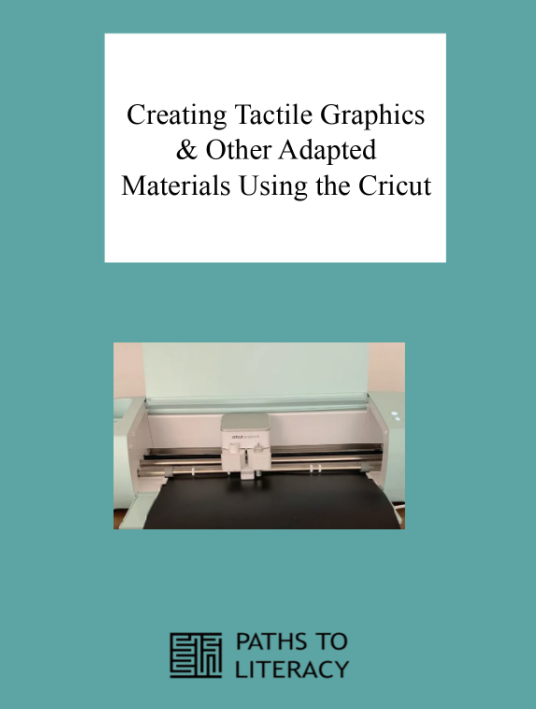Creating Tactile Graphics and other adapted materials using the Cricut pin.