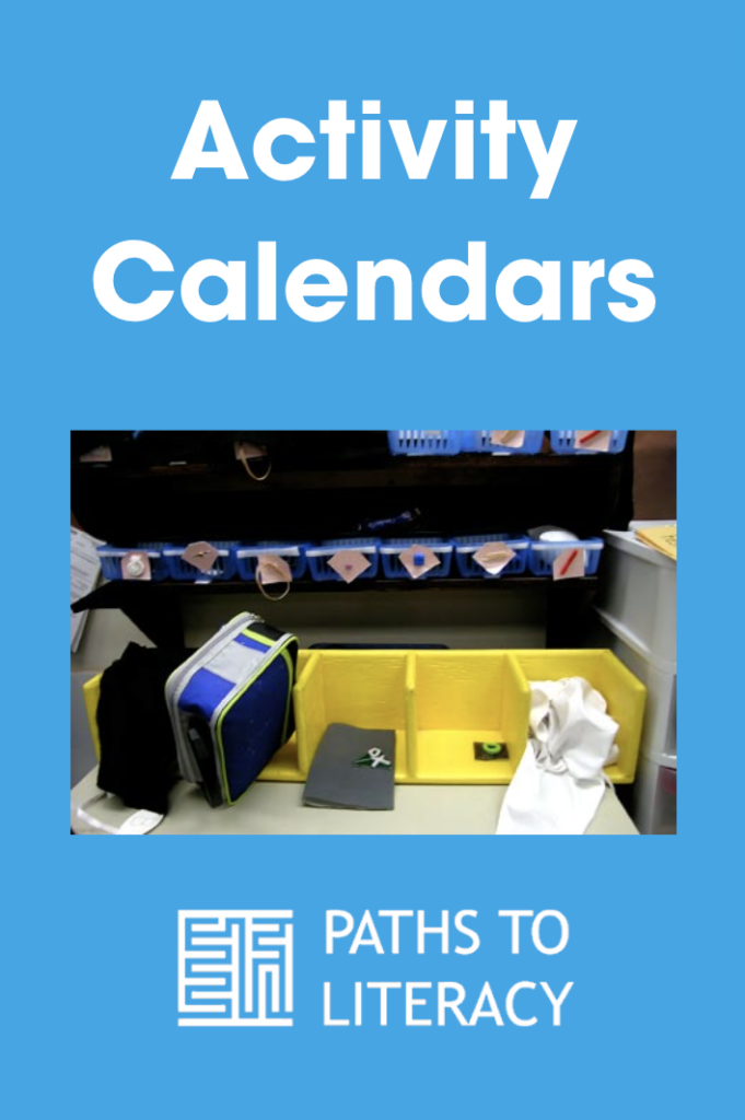 Collage of activity calendars