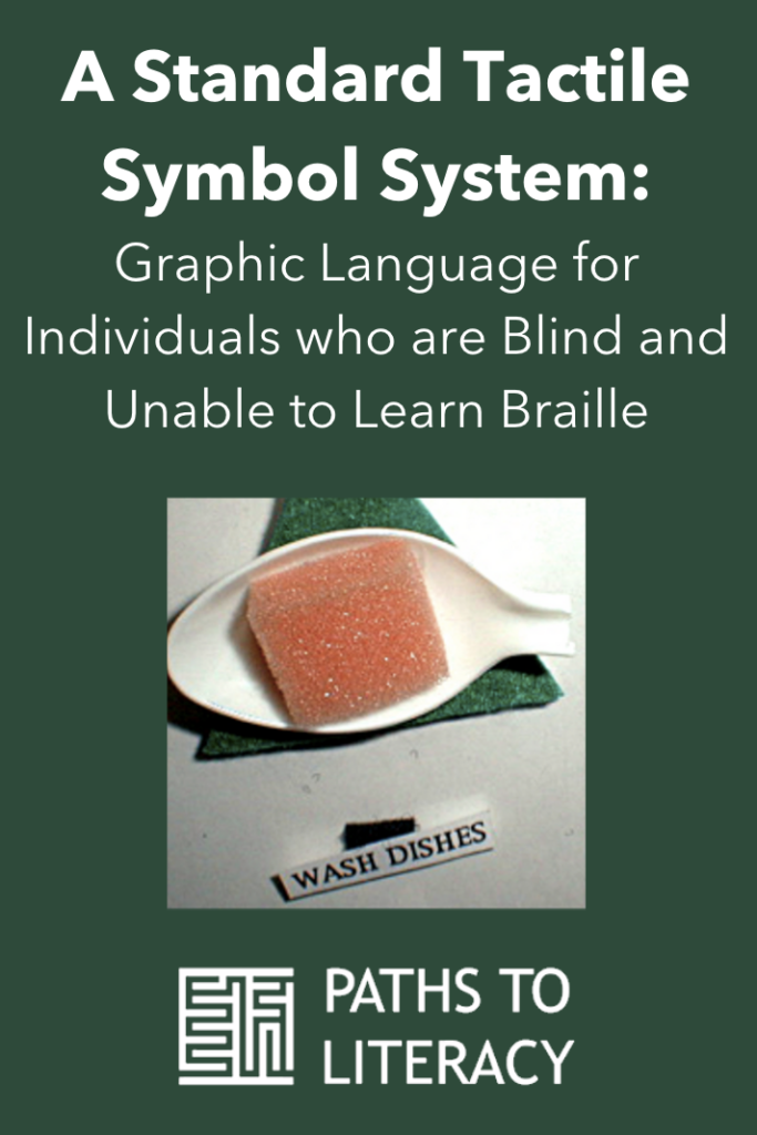 Collage of A Standard Tactile Symbol System: Graphic Language for Individuals who are Blind and Unable to Learn Braille
