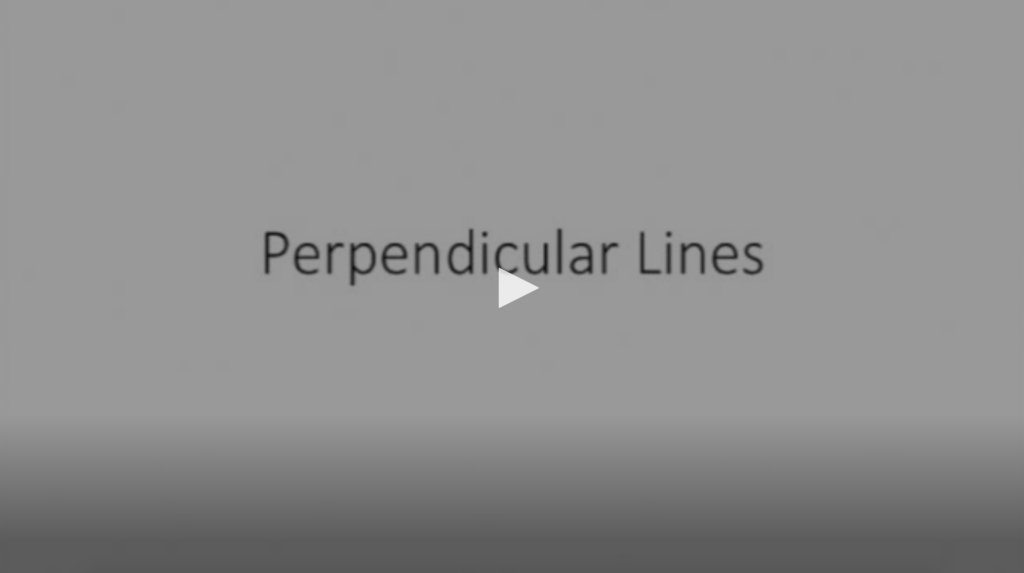 Title slide of Perpendicular Lines