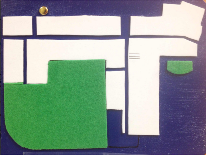 Tactile map of school