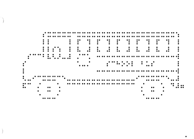 Braille school bus.