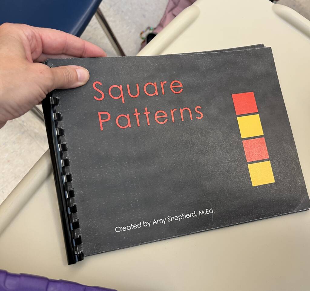 Square patterns book from Amy Shepherd. 