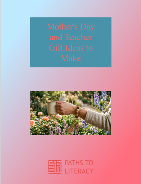 Mother's Day and teacher gift ideas to make.