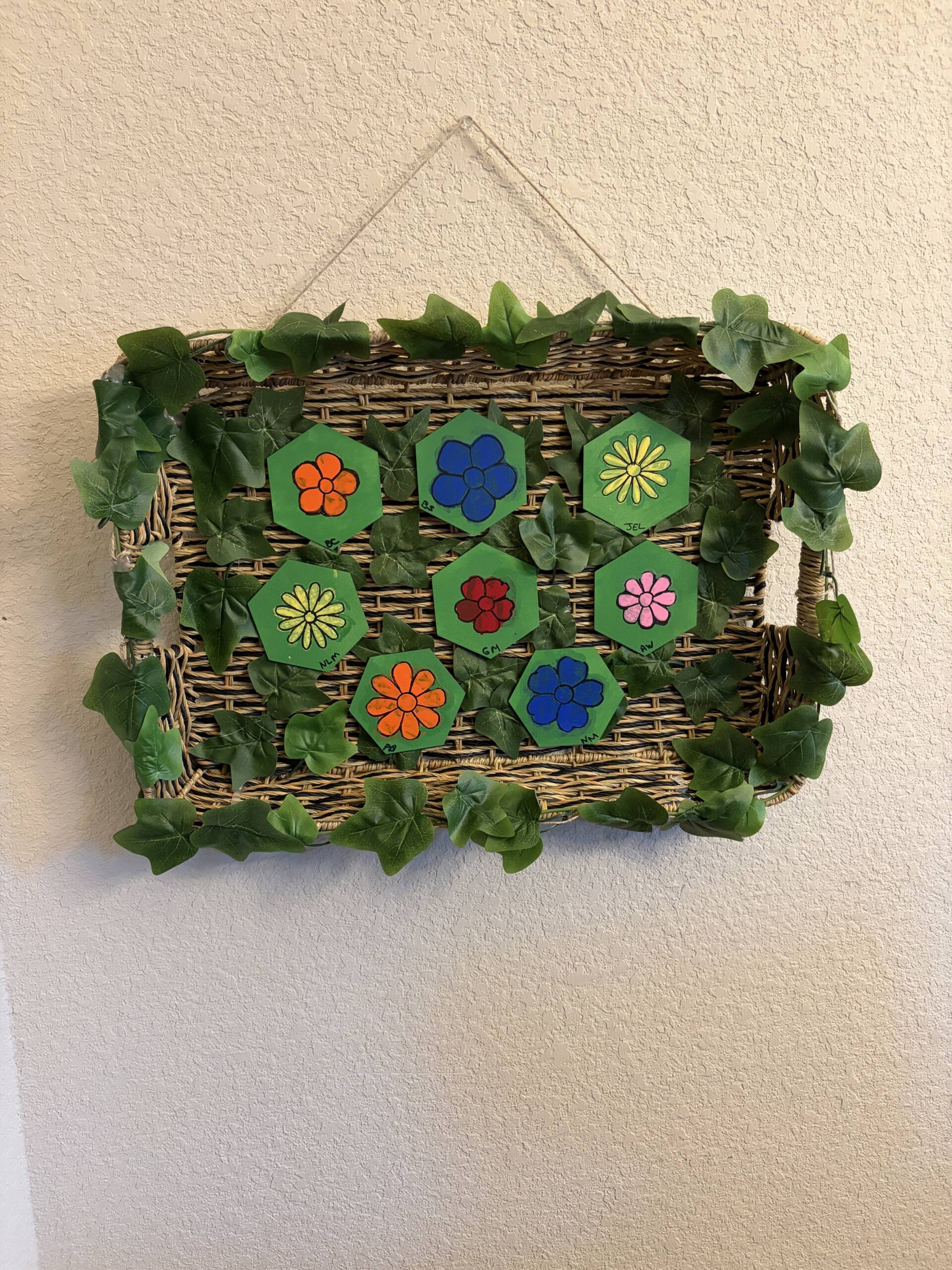 Flower craft retirement gift.