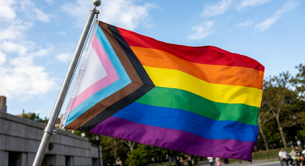 LGBTQ+ pride flag