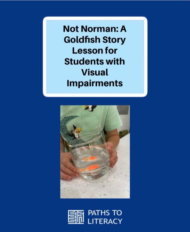 Not Norman: a goldfish Story Pin.