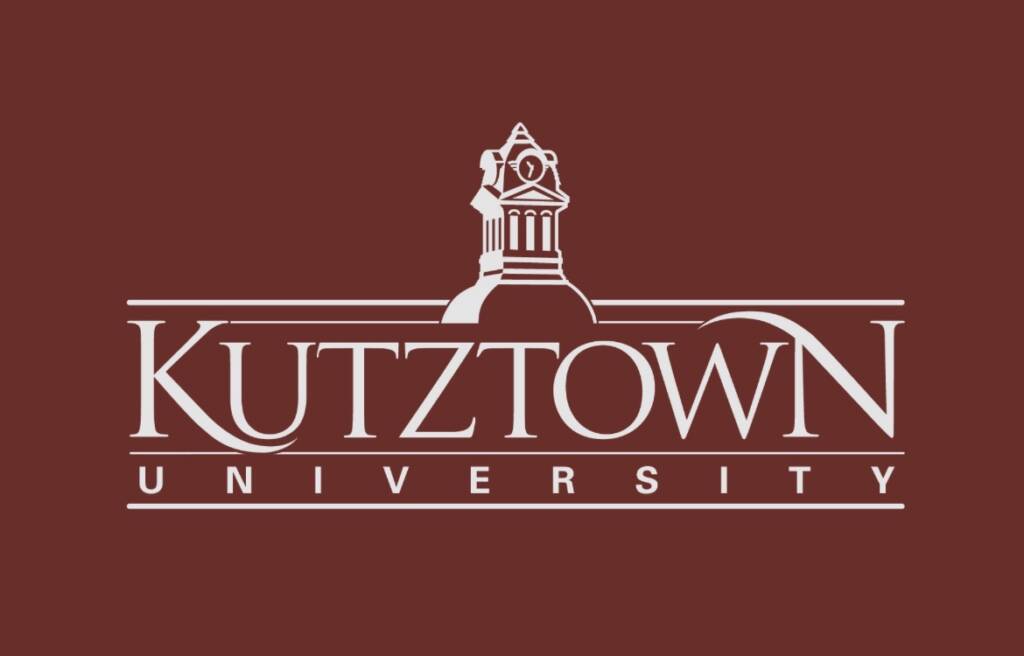 Kutztown University Logo with the Main building towner in the middle.