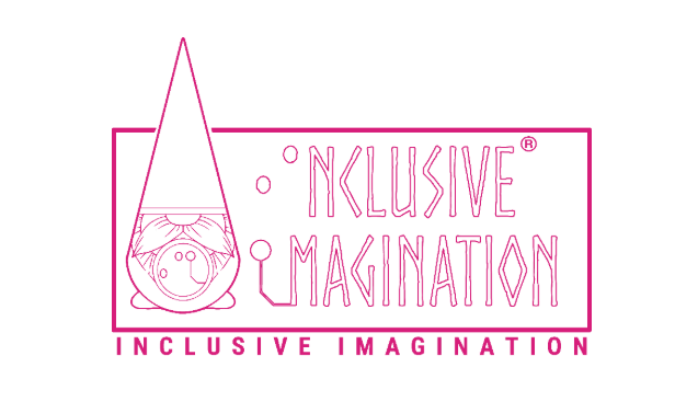 Inclusive imagination logo with a gnome.